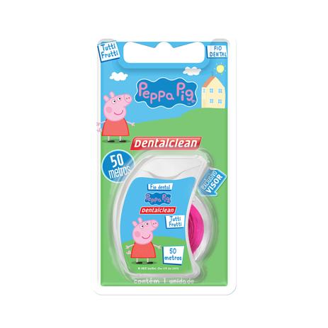 Fio dental peppa pig dentalclean - tutti frutti 50m - Dental clean Menor preço em Fio dental peppa pig dentalclean - tutti frutti 50m - Dental clean