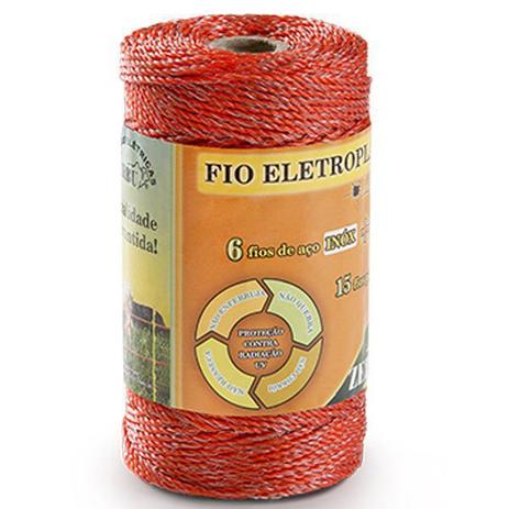 Fio Eletroplástico Cerca Elétrica Rural Zebu 200m Laranja Menor preço em Fio Eletroplástico Cerca Elétrica Rural Zebu 200m Laranja