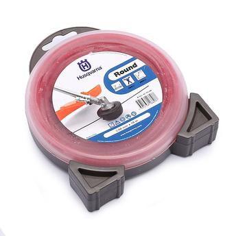 Fio Nylon Husqvarna 3,0mm C/ 10 Metros Vermelho Redondo Menor preço em Fio Nylon Husqvarna 3,0mm C/ 10 Metros Vermelho Redondo