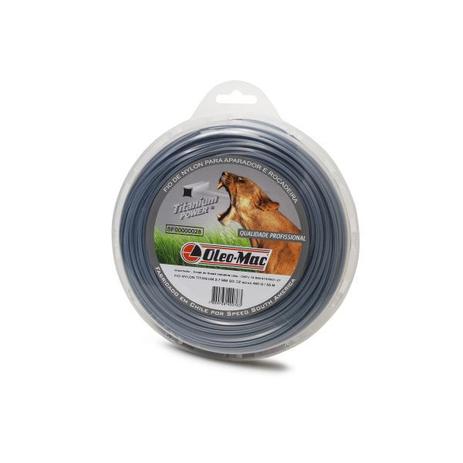 Fio Nylon Titanium 3,0 mm Quadrado 450g 44 m Oleo Mac - Oleomac Menor preço em Fio Nylon Titanium 3,0 mm Quadrado 450g 44 m Oleo Mac - Oleomac
