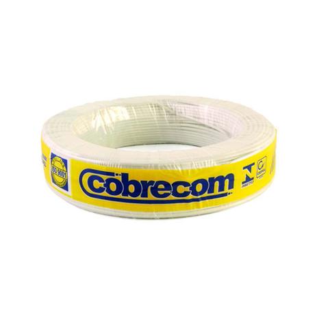 Fio paralelo 2x1,5mm 300V 50m branco Cobrecom Menor preço em Fio paralelo 2x1,5mm 300V 50m branco Cobrecom