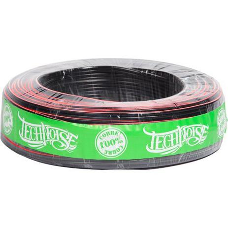 Fio Paralelo 2X4,00MM Nacional PRETO/VERMELHO Technoise Menor preço em Fio Paralelo 2X4,00MM Nacional PRETO/VERMELHO Technoise