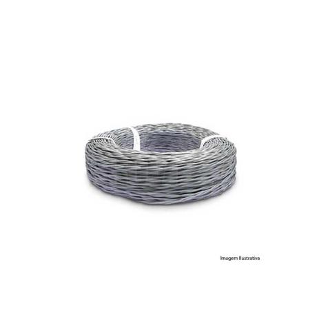 Fio Telefônico Interno Fi 60 Mm X 2 Pares com 25 Metros Cinza - Induscabos Menor preço em Fio Telefônico Interno Fi 60 Mm X 2 Pares com 25 Metros Cinza - Induscabos