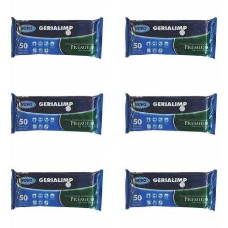 Fiodent Gerialimp Toalhas Umedecidas C/50 (Kit C/06) Menor preço em Fiodent Gerialimp Toalhas Umedecidas C/50 (Kit C/06)
