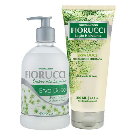 Menor preço em Fiorucci Erva Doce Kit - Sabonete Líquido + Loção Hidratante