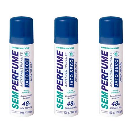 Fiorucci S/ Perfume Jato Seco Desodorante Aerosol 170ml (Kit C/03) Menor preço em Fiorucci S/ Perfume Jato Seco Desodorante Aerosol 170ml (Kit C/03)