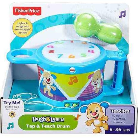 FISHER-PRICE Tambor Aprender e Brincar Mattel DTM56 Menor preço em FISHER-PRICE Tambor Aprender e Brincar Mattel DTM56