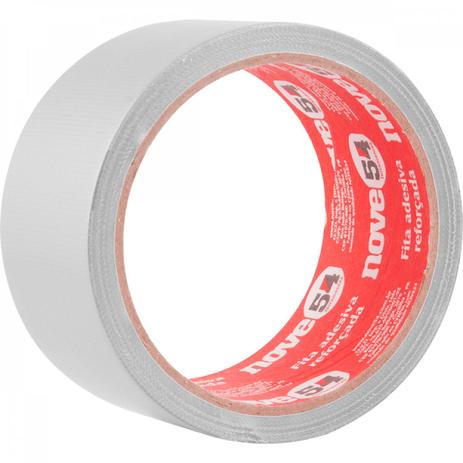 Fita adesiva reforçada 50 mm x 10 m prata Nove54 Prata Menor preço em Fita adesiva reforçada 50 mm x 10 m prata Nove54 Prata