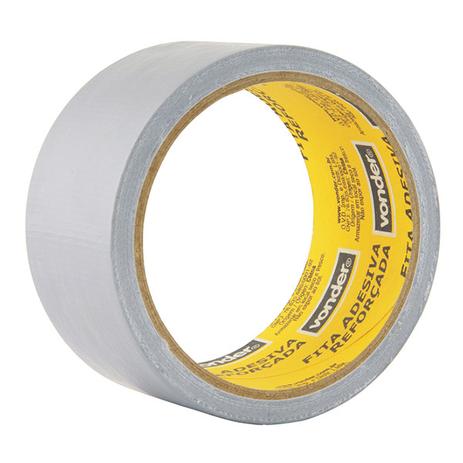 Fita Adesiva Reforçada Silver Tape 50 mm x 10 m Prata VONDER Menor preço em Fita Adesiva Reforçada Silver Tape 50 mm x 10 m Prata VONDER