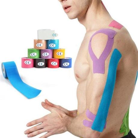 Fita Bandagem Kinesio Tape 5m por 5cm Elástica Esporte - Oem Menor preço em Fita Bandagem Kinesio Tape 5m por 5cm Elástica Esporte - Oem