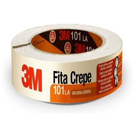 Fita Crepe 101 LA 48mmx50m 3M Menor preço em Fita Crepe 101 LA 48mmx50m 3M