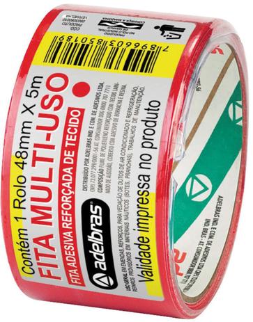 Fita de ALTA Resistencia Silver Tape Vermelha 48MMX5M. Adelbras é boa?