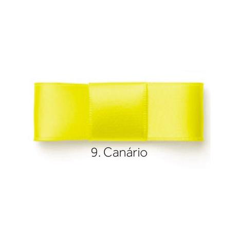 Fita de Cetim Simples N 1 7mmx10m Najar - Canário Menor preço em Fita de Cetim Simples N 1 7mmx10m Najar - Canário