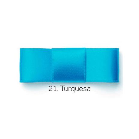 Fita de Cetim Simples N 1 7mmx10m Najar - Turquesa Menor preço em Fita de Cetim Simples N 1 7mmx10m Najar - Turquesa