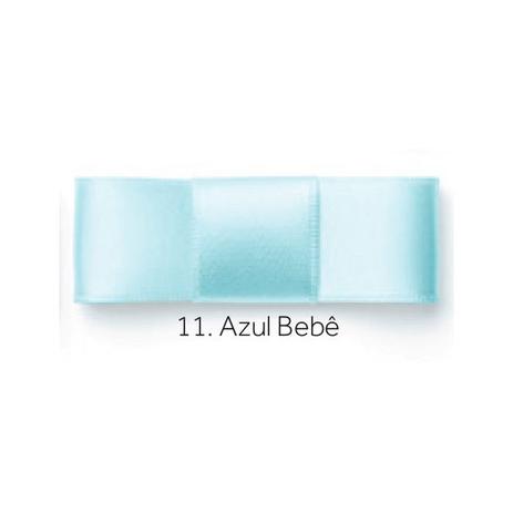 Fita de Cetim Simples N 2 10mmx10m Najar - Azul Bebê Menor preço em Fita de Cetim Simples N 2 10mmx10m Najar - Azul Bebê