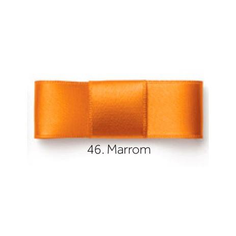 Fita de Cetim Simples N 2 10mmx10m Najar - Marrom Menor preço em Fita de Cetim Simples N 2 10mmx10m Najar - Marrom