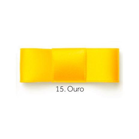 Fita de Cetim Simples N 9 38mmx10m Najar - Ouro Menor preço em Fita de Cetim Simples N 9 38mmx10m Najar - Ouro