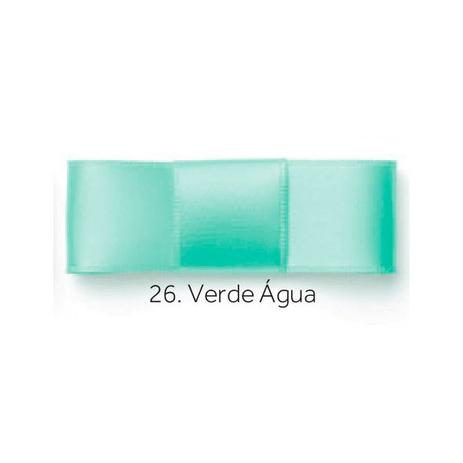 Fita de Cetim Simples N 9 38mmx10m Najar - Verde Água Menor preço em Fita de Cetim Simples N 9 38mmx10m Najar - Verde Água