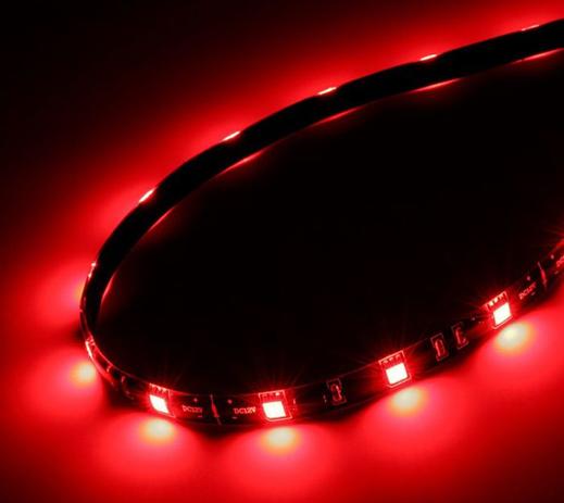 Fita de LED Akasa Vegas M - Vermelho - 50cm - Fita Magnética - AK-LD05-50RD Menor preço em Fita de LED Akasa Vegas M - Vermelho - 50cm - Fita Magnética - AK-LD05-50RD