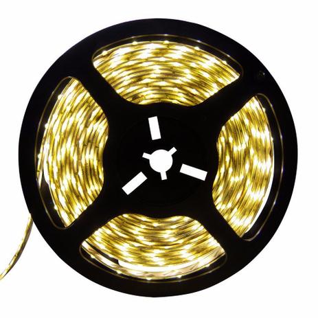 Fita De Led Branco Quente Com Silicone 300 Leds Smd 5050 12V Rolo De 5 Metros - Fontek é ruim? Fita De Led Branco Quente Com Silicone 300 Leds Smd 5050 12V Rolo De 5 Metros - Fontek é boa?