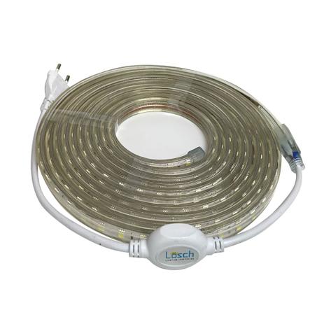 Fita de Led Plug and Play Kit com 5 mts. 14,4W/M 127V 6000K - Losch - 40626/5 Menor preço em Fita de Led Plug and Play Kit com 5 mts. 14,4W/M 127V 6000K - Losch - 40626/5