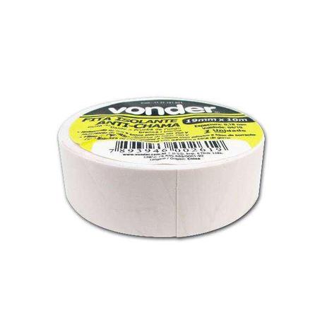 Fita Isolante 10m Branca 1137191021 Vonder Menor preço em Fita Isolante 10m Branca 1137191021 Vonder