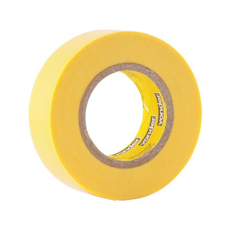 Fita Isolante 19 mm x 10 m Amarela VONDER Menor preço em Fita Isolante 19 mm x 10 m Amarela VONDER