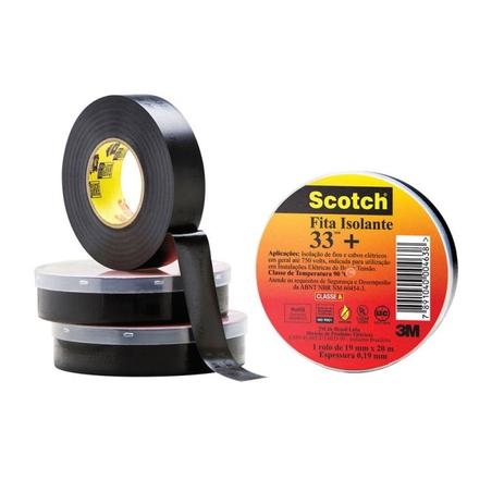 Fita Isolante 19mm X 20m X 0.19mm 33+ Scotch - 3m é boa?