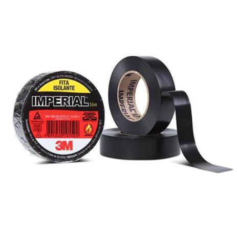 Fita isolante 3m imperial 10m x 18mm Menor preço em Fita isolante 3m imperial 10m x 18mm