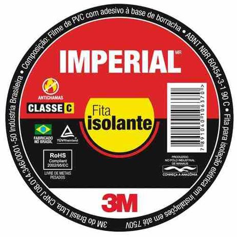 Fita Isolante 3m Imperial 20 Mts C/10 Unidades Menor preço em Fita Isolante 3m Imperial 20 Mts C/10 Unidades