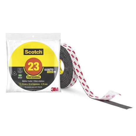 Fita isolante 3m scotch alto fusão 19mm x 2m Menor preço em Fita isolante 3m scotch alto fusão 19mm x 2m