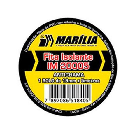 Fita isolante 5 metros - 10 peças - Marilia é boa?