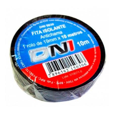 Fita isolante 5030 10 metros DNI Menor preço em Fita isolante 5030 10 metros DNI