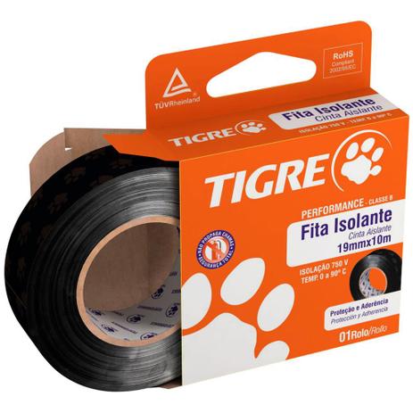 Fita Isolante 5m Tigre Menor preço em Fita Isolante 5m Tigre