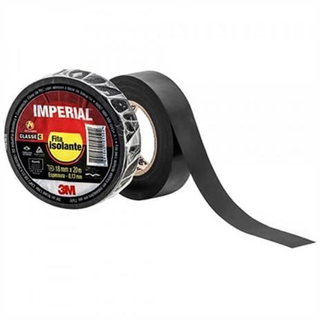 Fita Isolante Imperial 18mm x 20m (Emb. contém 10un.) - 3M Menor preço em Fita Isolante Imperial 18mm x 20m (Emb. contém 10un.) - 3M
