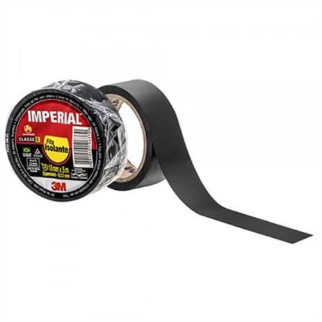 Fita Isolante Imperial 18mm x 5m (Emb. contém 10un.) - 3M Menor preço em Fita Isolante Imperial 18mm x 5m (Emb. contém 10un.) - 3M