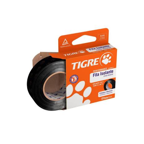 Fita Isolante Performance 19mm com 10 Metros Preta - Tigre Menor preço em Fita Isolante Performance 19mm com 10 Metros Preta - Tigre