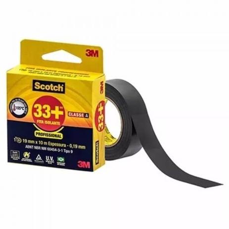 Fita Isolante Scotch 33 + 19mm x 10m (Emb. contém 1un.)-3M Menor preço em Fita Isolante Scotch 33 + 19mm x 10m (Emb. contém 1un.)-3M