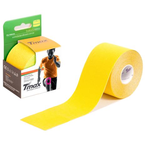 Fita Kinésio Bandagem Adesiva Tmax - Amarelo - Bioland Menor preço em Fita Kinésio Bandagem Adesiva Tmax - Amarelo - Bioland