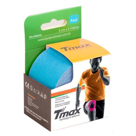 Fita Kinésio Bandagem Adesiva Tmax - Azul - Bioland Menor preço em Fita Kinésio Bandagem Adesiva Tmax - Azul - Bioland
