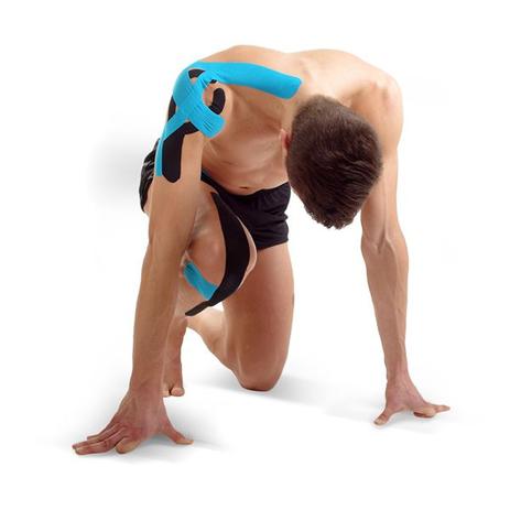 Fita kinesio muscle fix 5x25cm pre cortada em i azul - hc138 - Multilaser Menor preço em Fita kinesio muscle fix 5x25cm pre cortada em i azul - hc138 - Multilaser