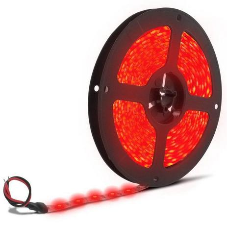 Fita LED 3528 Vermelha 5 Metros IP65 - À prova dágua - 24W - Iluminim led Menor preço em Fita LED 3528 Vermelha 5 Metros IP65 - À prova dágua - 24W - Iluminim led