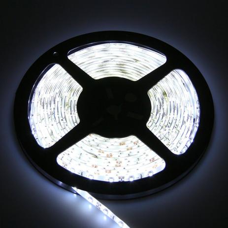 Fita LED 5050 14,4w/m IP20 Sem Silicone 5 metros 6000k Branco Frio - Allumi Menor preço em Fita LED 5050 14,4w/m IP20 Sem Silicone 5 metros 6000k Branco Frio - Allumi
