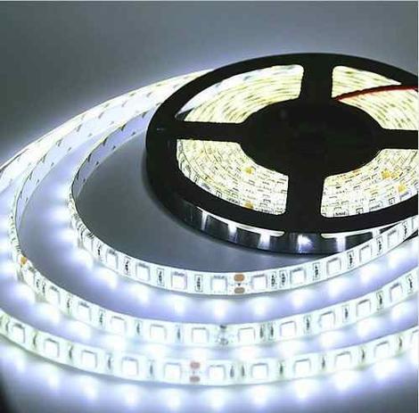 Fita Led 5050 IP65 14,4w/m Dc12v Cor 6000K Branco 5metros - Kiarezza Menor preço em Fita Led 5050 IP65 14,4w/m Dc12v Cor 6000K Branco 5metros - Kiarezza