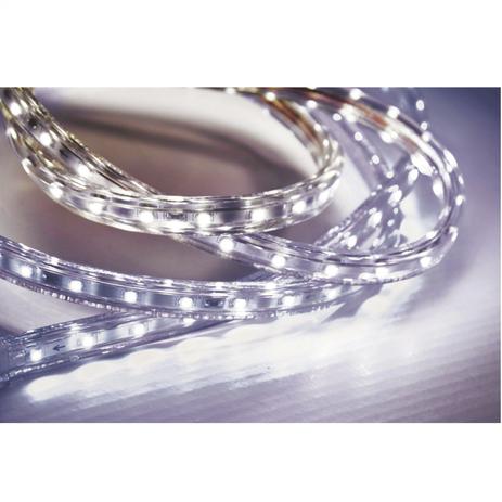 Fita LED 5W 60 LEDs/metro 50m 220V IP67 Taschibra Branco Menor preço em Fita LED 5W 60 LEDs/metro 50m 220V IP67 Taschibra Branco