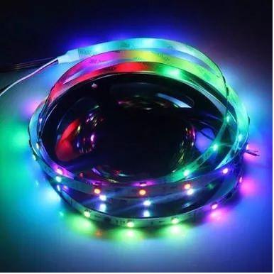 Fita Led Endereçável Digital Ws2811 12volts 5 Metros 150 Led - Cai Menor preço em Fita Led Endereçável Digital Ws2811 12volts 5 Metros 150 Led - Cai