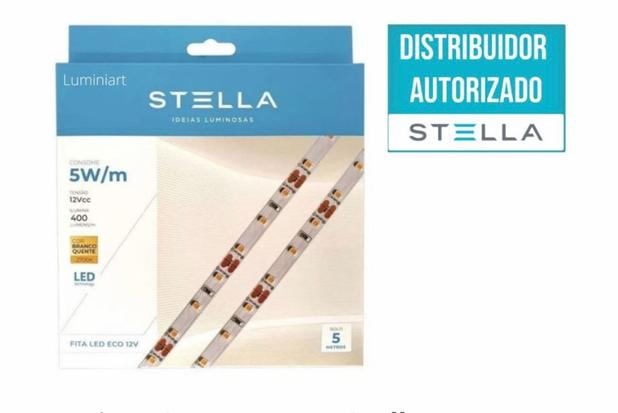 Fita LED Profissional 5W/M 2700K IP20 12V 450lm-5m -Stella-STH7804/27 - Luminiart Menor preço em Fita LED Profissional 5W/M 2700K IP20 12V 450lm-5m -Stella-STH7804/27 - Luminiart