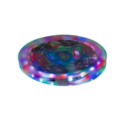 Fita LED RGB IP-20 12W com Controle 5 Metros 12V Eletrorastro Menor preço em Fita LED RGB IP-20 12W com Controle 5 Metros 12V Eletrorastro