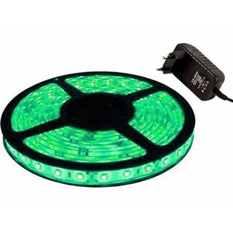 Fita Led Verde 5mts Dupla Face 3528 12v 300leds com Fonte - Xdgtl Menor preço em Fita Led Verde 5mts Dupla Face 3528 12v 300leds com Fonte - Xdgtl
