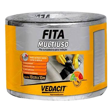 Fita Manta Asfaltica Multiuso Dryko - 10cm X 10mts - Drykofita Menor preço em Fita Manta Asfaltica Multiuso Dryko - 10cm X 10mts - Drykofita